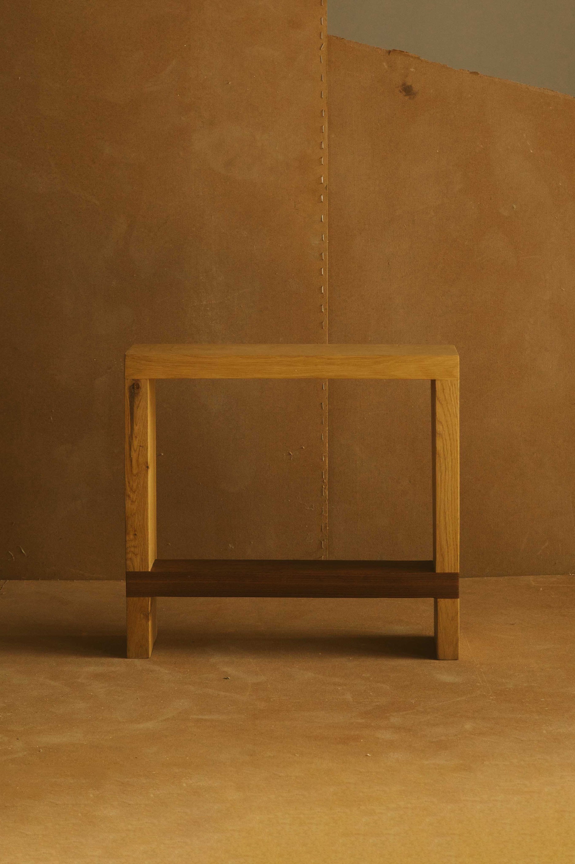Taburete Roble+Iroko