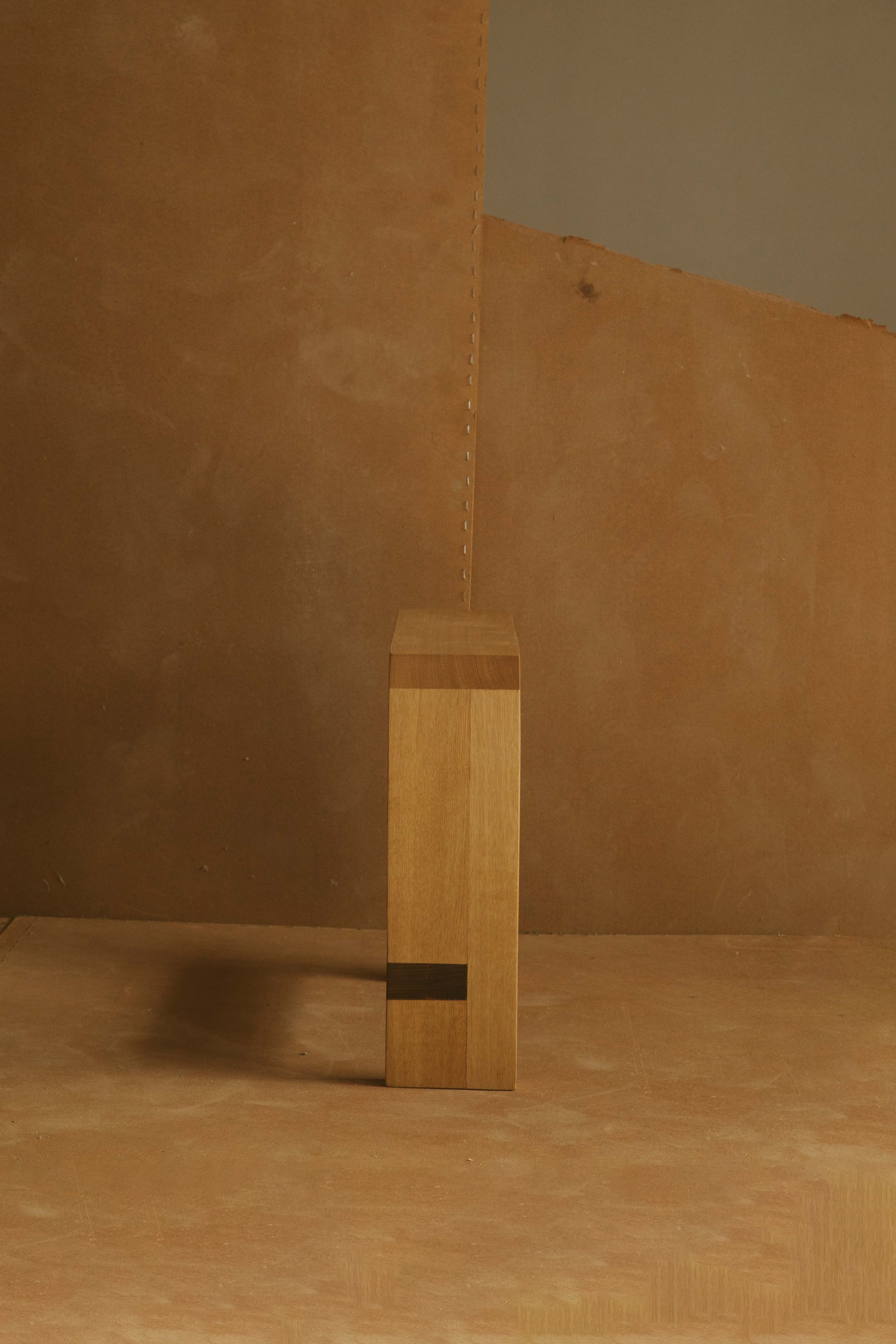 Taburete Roble+Iroko