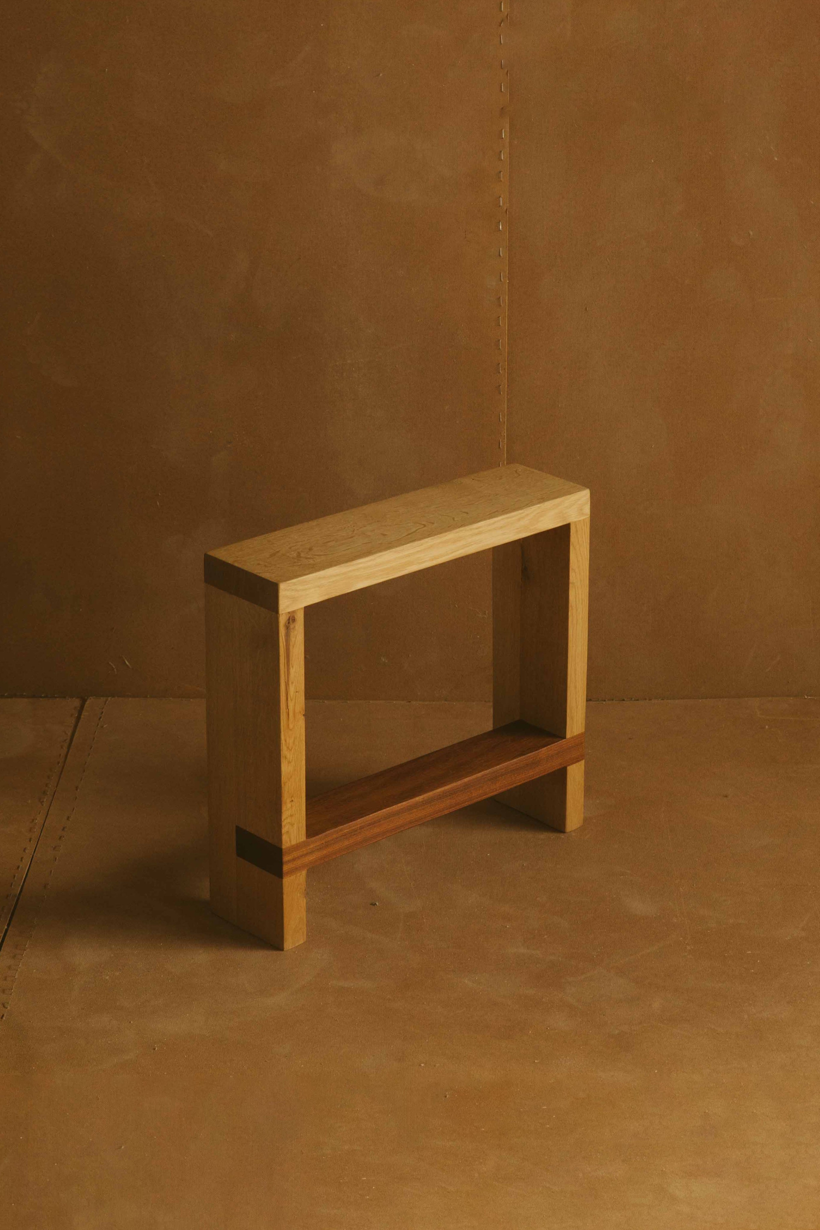 Taburete Roble+Iroko